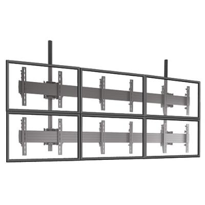 FUSION™ Micro-Adjustable Large Ceiling Mounted 3 X 2 Video Wall Solutions